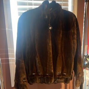 Mink fur coat sz S, excellent like new condition.